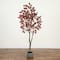 6ft. Artificial Autumn Dogwood Fall Tree in Decorative Planter